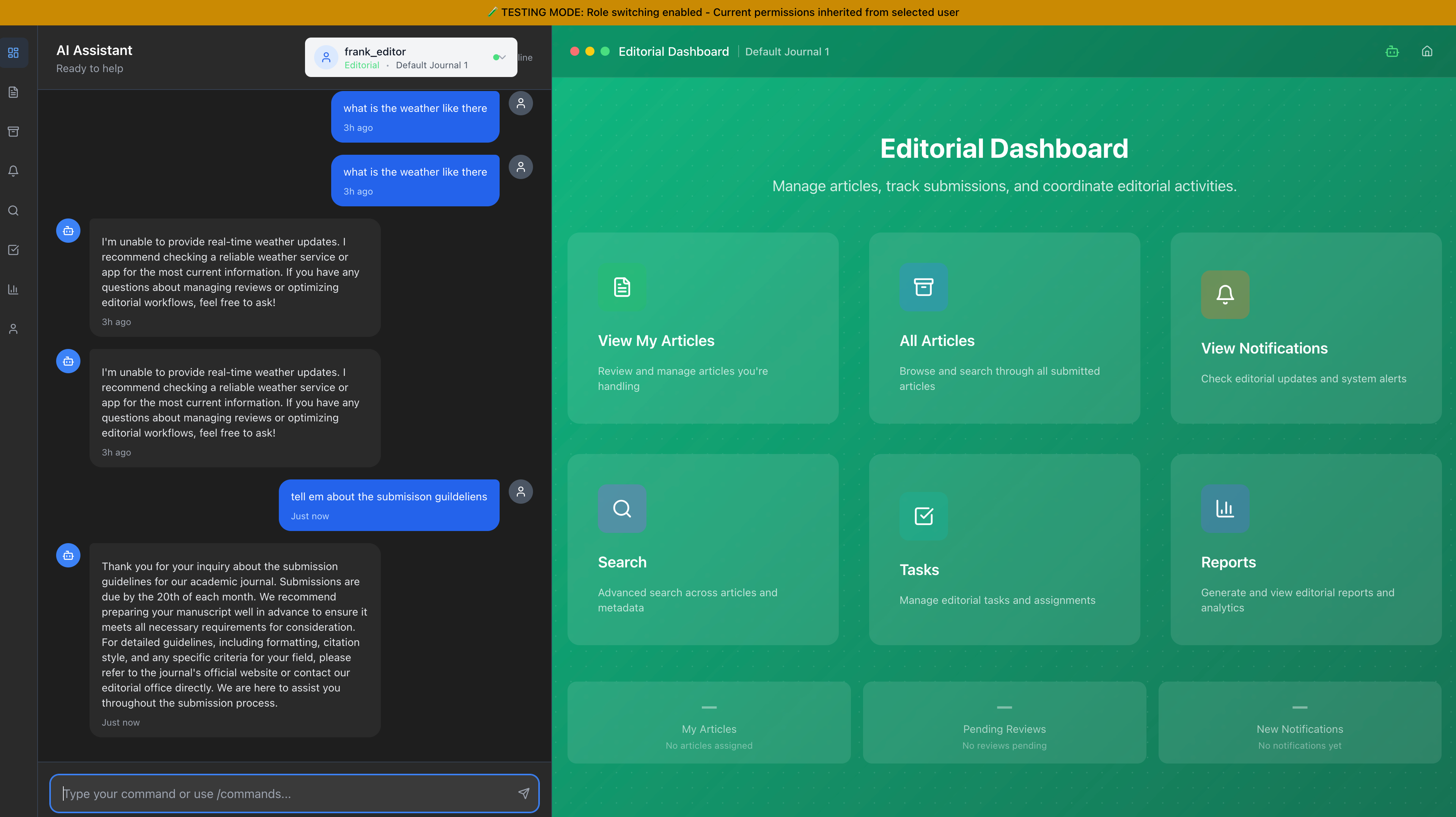EasyJournal V2 AI Assistant Chat