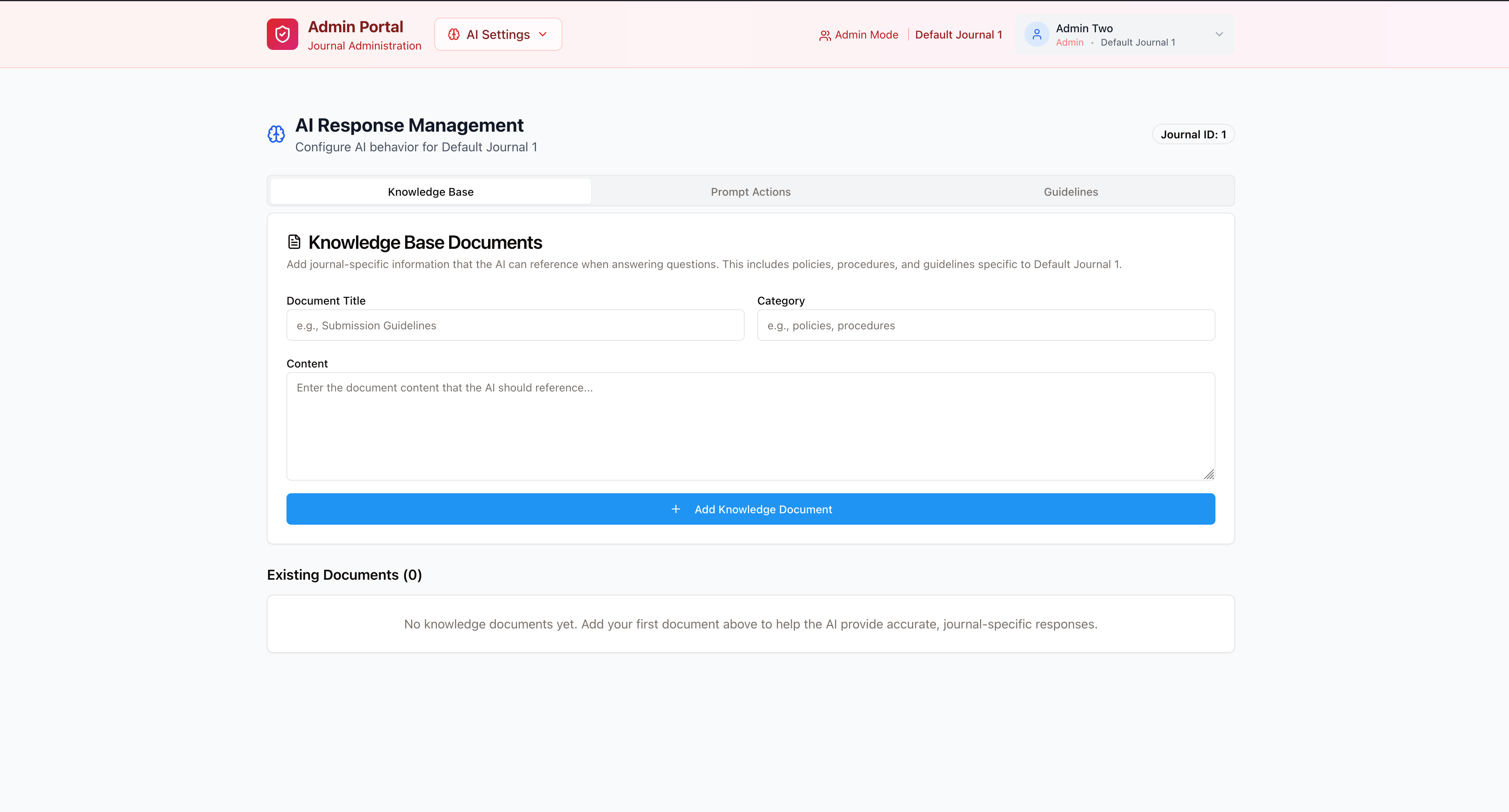 EasyJournal V2 AI Knowledge Base